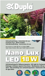 Dupla Nano Lux LED 18W Manual de instruções de utilização