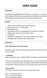 Audioconnext MIDIBOX MB-44 USB 4i4o Manuale d'uso