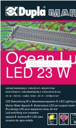 Dupla MARIN Ocean Lux LED Controller Instructions Manual