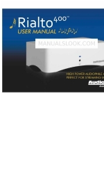 AudioControl Rialto 400 Hızlı Başlangıç Kılavuzu