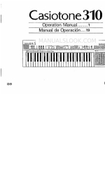 Casio CASIOTONE 310 Manual de operação