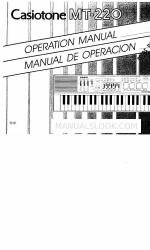 Casio Casiotone MT-220 Operation Manual