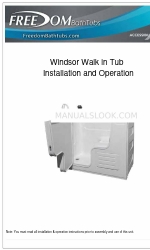 Freedom Bathtubs APWHY1141LW Installation And Operation Manual