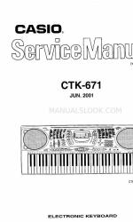 Casio CTK-671 Manuel d'entretien