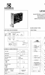 Duplomatic UEIK-11RS Series Handmatig