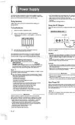 Casio LK-50 Manual Catu Daya