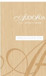 Audiofilia AF speakers Manuale d'uso