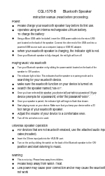 Conquer CQL1570-B Manual de instrucciones