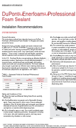 Dupont Enerfoam Informasi Instalasi