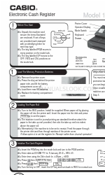 Casio 140CR - Cash Register Manual