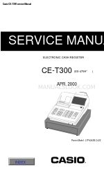 Casio CE-T300 Manual de serviço