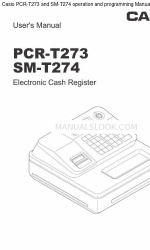 Casio PCR-T273 Посібник користувача