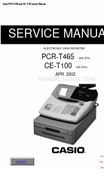 Casio PCR-T465 Service Manual