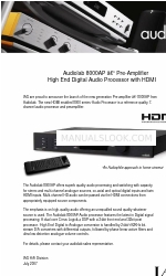 Audiolab 8000AP Brochure & Specs