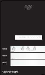 Audiolab 8000M Instructions pour l'utilisateur