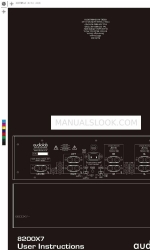 Audiolab 8200X7 Instructions pour l'utilisateur