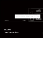 Audiolab 8300MB Gebruiksaanwijzing