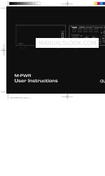 Audiolab M-PWR Instructions pour l'utilisateur