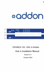 ADDON EDFAMUX 100G Manual de uso e instalación