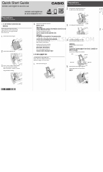 Casio SR-C500 Quick Start Manuals