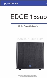 Audiolab EDGE 15sub Руководство пользователя