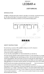 AUDIOLIGHT LEDBAR-4 Manual del usuario