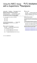 3Ware I2C Multiplexer Şartname