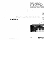 Casio MASTER PT-380 Betriebshandbuch