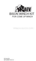 AEV BISON WINCH KIT Instrukcja instalacji