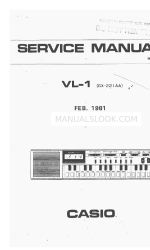 Casio VL-Tone VL-1 Service-Handbuch