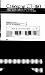 Casio Casiotone CT-360 Operation Manual