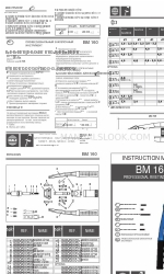 Bralo BM 160 取扱説明書