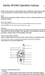 Danita SP3380 Руководство по эксплуатации