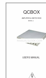 Audiomatica QCBOX 4 Gebruikershandleiding