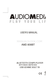 Audiomedia AMD 808BT Benutzerhandbuch