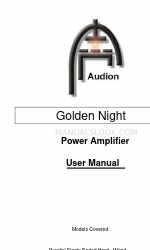 Audion Golden Night 2A3 Manuel de l'utilisateur