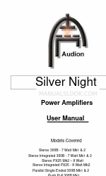 Audion Silver Night Stereo Integrated 300B Mk2 사용자 설명서