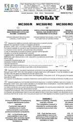 Casit ROLLY MC300/RCM Manual de instalação e manutenção