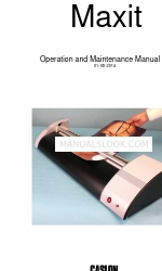 Caslon Maxit 305 Operation And Maintenance Manual