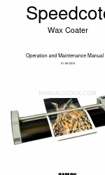 Caslon speedcote Operation And Maintenance Manual