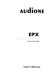 Audionet EPX Manual do utilizador