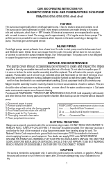 Danner 02740 Care And Operating Instructions