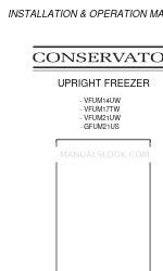 Conservator VFUM17TW Manual