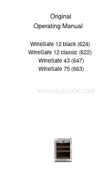 Caso WineSafe 12 classic Manual de instruções original