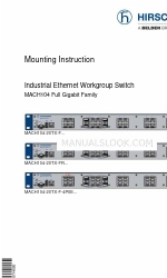 Belden Hirschmann MACH104-20TX-F-4PoE Series Istruzioni per il montaggio