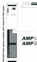 audiophony AMP120 사용자 설명서