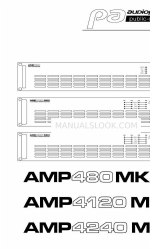 audiophony AMP4240 MKII Panduan Pengguna