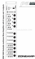 audiophony ZONEAMP4120 Gebruikershandleiding