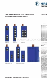 Belden Hirschmann SPIDER 1TX/1FX Beschreibung und Betriebsanleitung