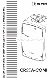 audiophony CR25A-COMBO F8 User Manual